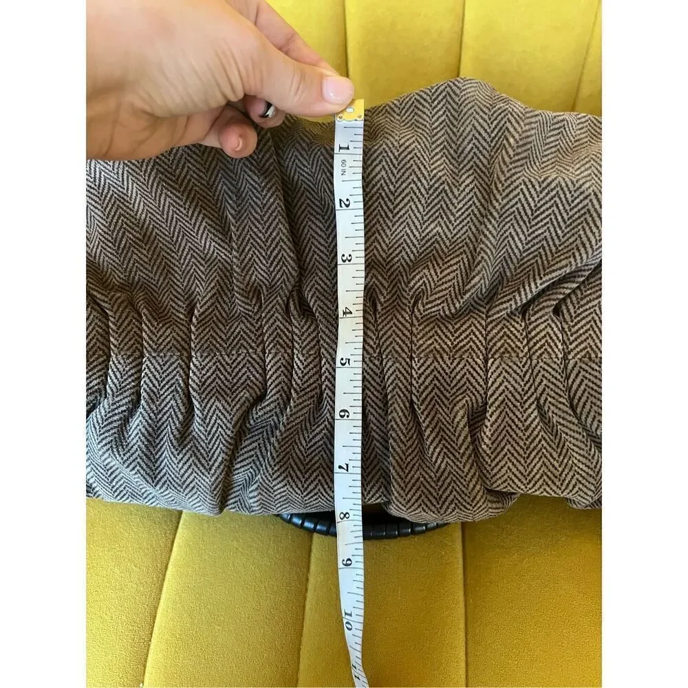 Giorgio Armani vintage fabric with Leather Hand Bag